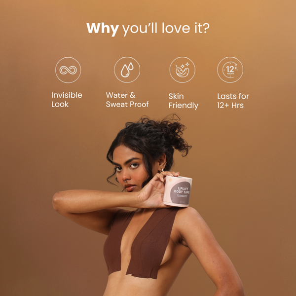 UpLift Body Tape (Free 5 pairs of Nipple Pasties)