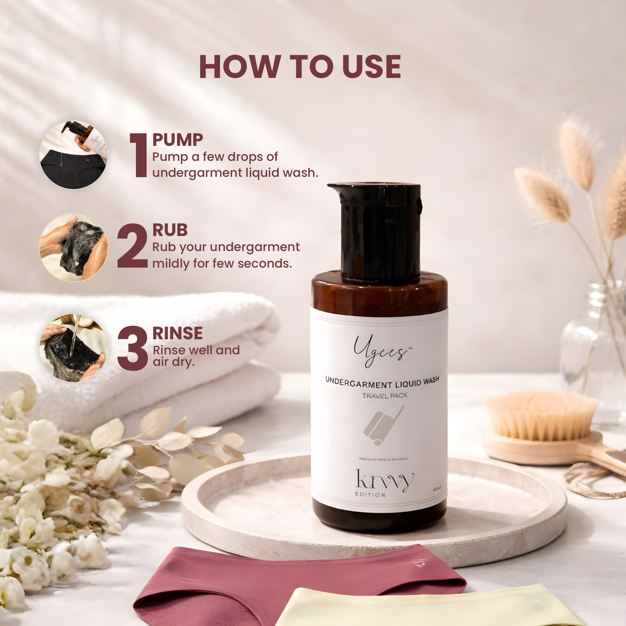 Ugees x Krvvy: Undergarment wash (100ml)