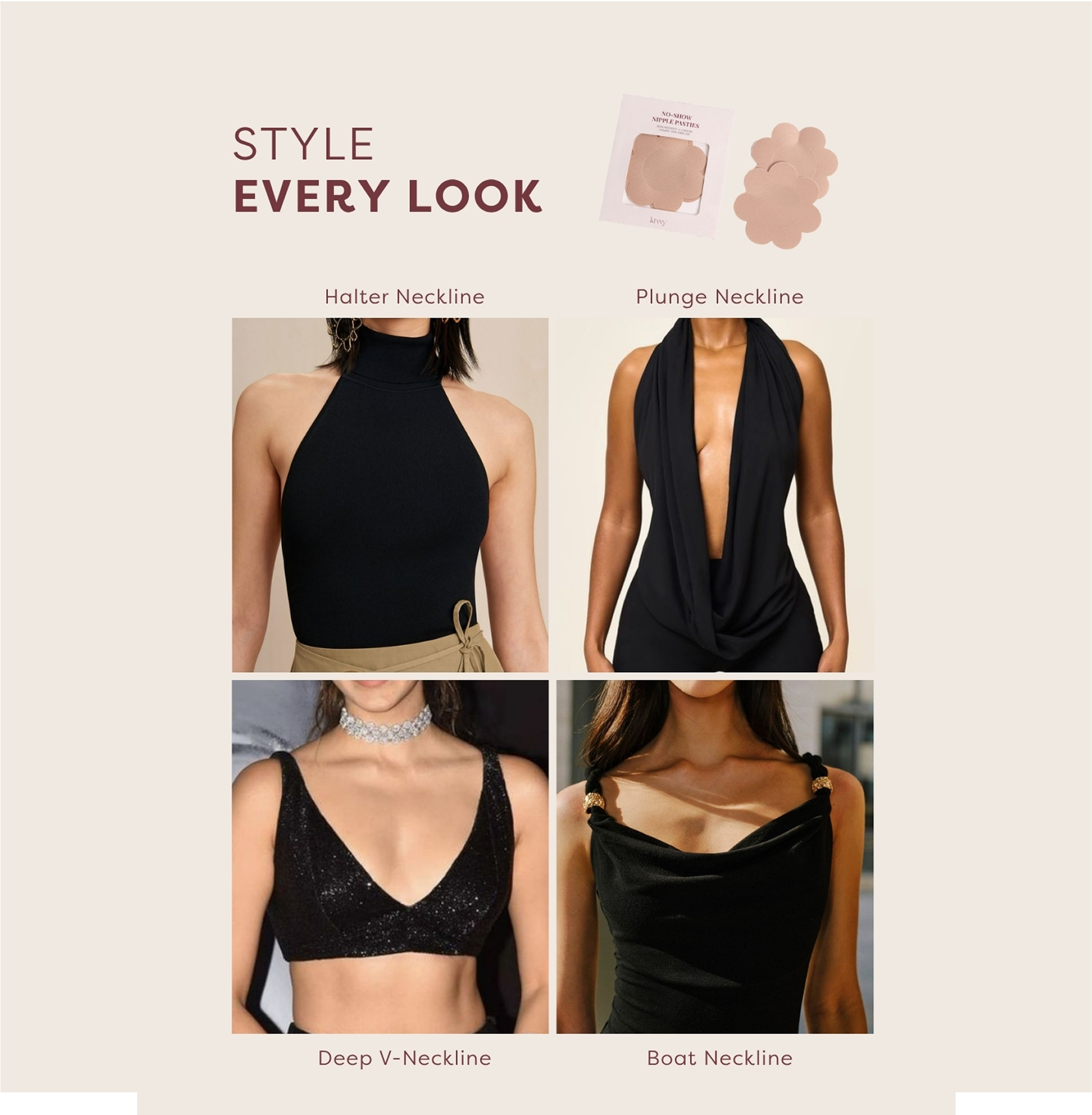 No-Show Nipple Pasties (5 Pairs)